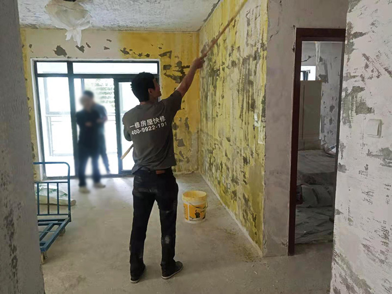杭州旧房墙面翻新-杭州老房墙面刷新-杭州立邦漆刷墙装修施工公司